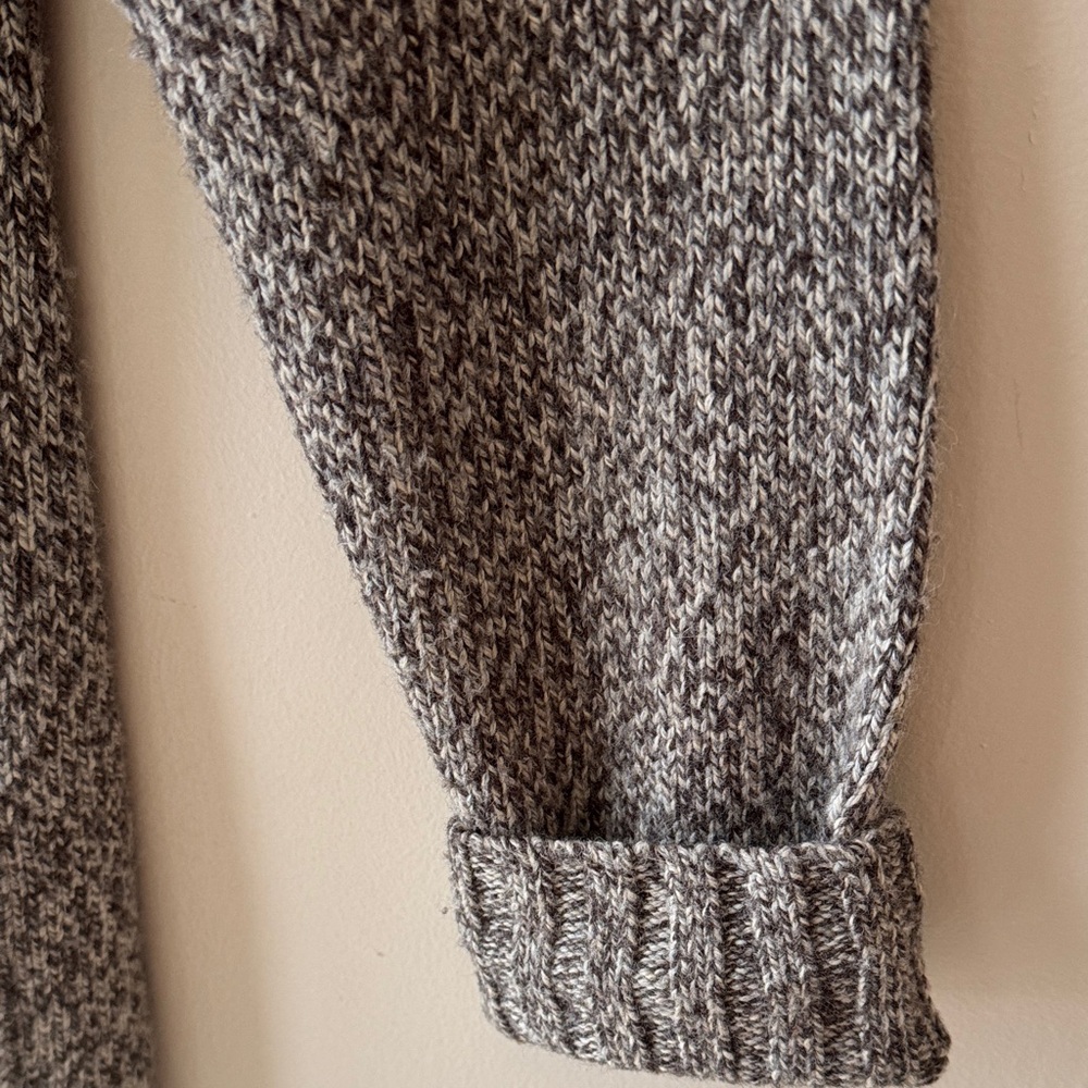 Lands' End Brown Knit Cardigan/Sweater - Picture 5 of 12
